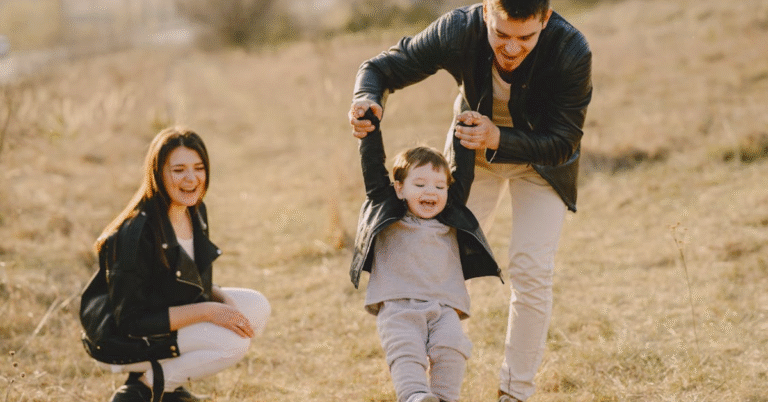 Photo of Family Having Fun With Soccer Ball